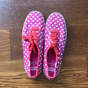 Kate Spade Pink Polka Dots Keds